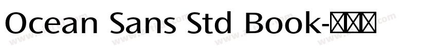 Ocean Sans Std Book字体转换